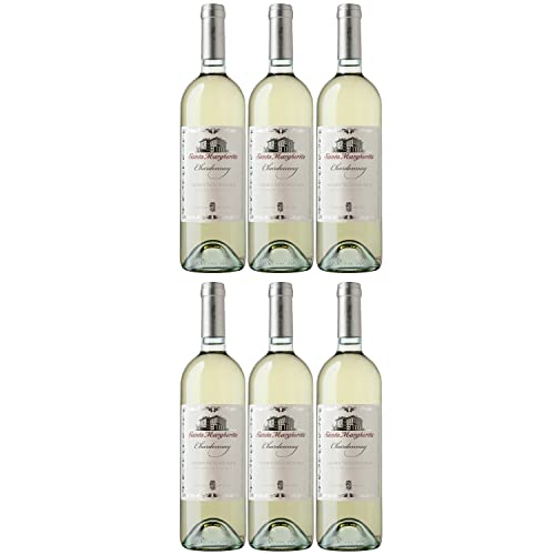 Santa Margherita Chardonnay Vigneti delle Dolomiti IGT Weißwein Wein trocken Italien I Visando Paket (6 x 0,75l) von FeinWert