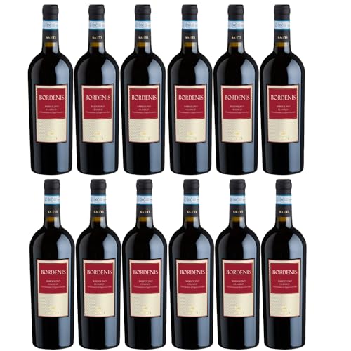 Santi Bardolino Ca' Bordenis classico DOC Rotwein Wein trocken Italien I Visando Paket (12 x 0,75l) von FeinWert