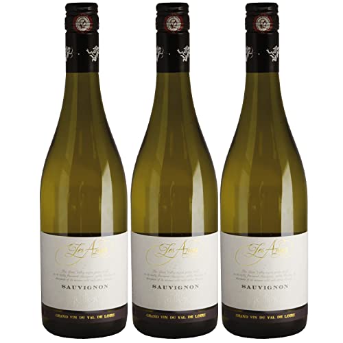 Sauvignon Blanc du Val de Loire Les Anges Weißwein Wein trocken Frankreich I FeinWert Paket (3 x 0,75l) von FeinWert