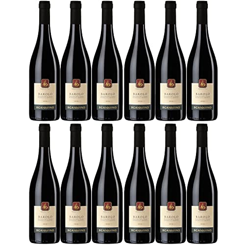 Scanavino Barolo DOCG Rotwein Wein trocken Italien I Visando Paket (12 x 0,75l) von FeinWert
