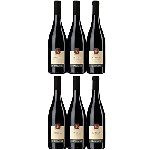 Scanavino Barolo DOCG Rotwein Wein trocken Italien I Visando Paket (6 x 0,75l) von FeinWert