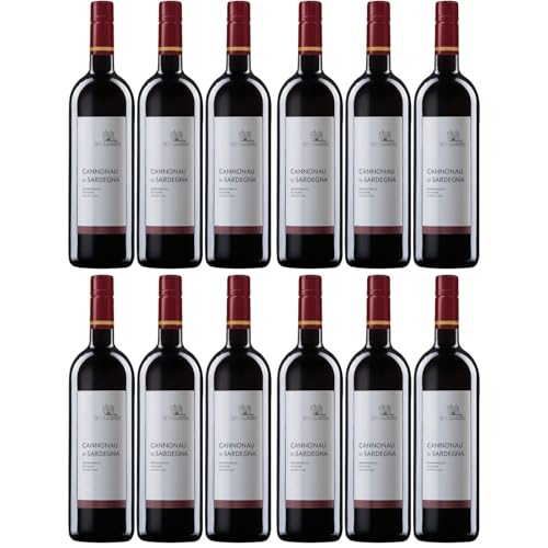Sella & Mosca Cannonau di Sardegna DOC Rotwein Wein Trocken Sardinien Italien inkl. FeinWert E-Book (12 x 0,75l) von FeinWert