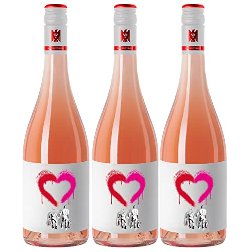 St Antony Love&Hope Rosé Edition LOVE&HOPE BIO Roséwein Wein trocken Deutschland Inkl. FeinWert E-Book (3 x 0,75l) von FeinWert