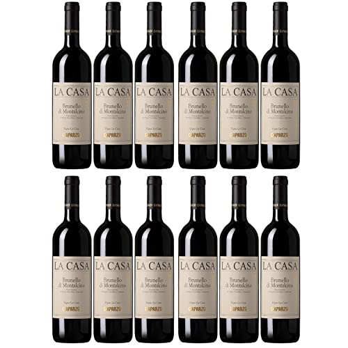 Tenuta Caparzo Brunello di Montalcino La Casa DOCG Rotwein Wein trocken Italien I Visando Paket (12 x 0,75l) von FeinWert