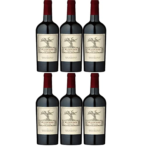 Terre di Montelusa Altopiano Primitivo Puglia IGT Rotwein Trocken Vegan Italien inkl. FeinWert E-Book (6 x 0,75l) von FeinWert