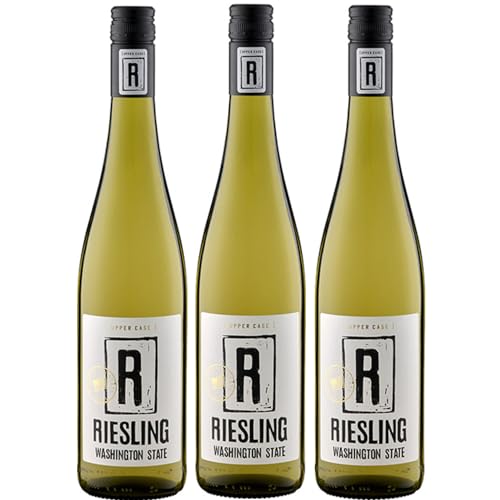 UPPER CASE R Riesling Washington State Weisswein Wein Trocken USA Inkl FeinWert E-Book (3 x 0,75l) von FeinWert