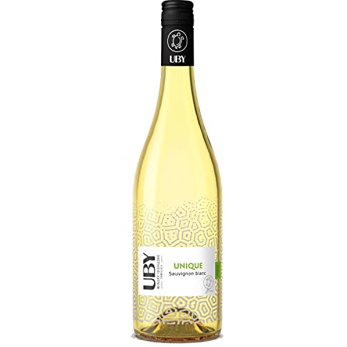 Uby Unique Sauvignon Blanc Côtes de Gascogne IGP Weisswein Wein trocken Frankreich Inkl FeinWert E-Book (1 x 0,75l) von FeinWert