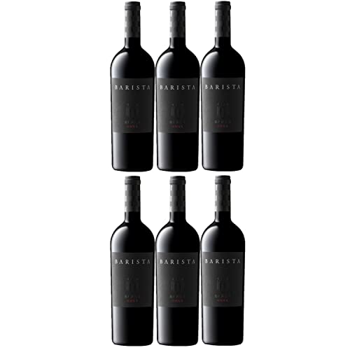 Val de Vie Barista Black Pinotage Rotwein Wein Trocken Western Cape Südafrika I FeinWert Paket (6 x 0,75l) von FeinWert