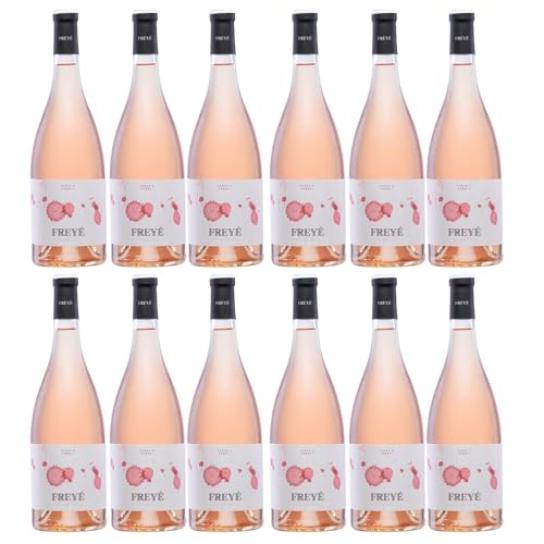 Vallformosa Freyé Rosé Syrah Sumoll Trocken Roséwein Vegan Spanien inkl. FeinWert E-Book (12 x 0,75 l) von FeinWert