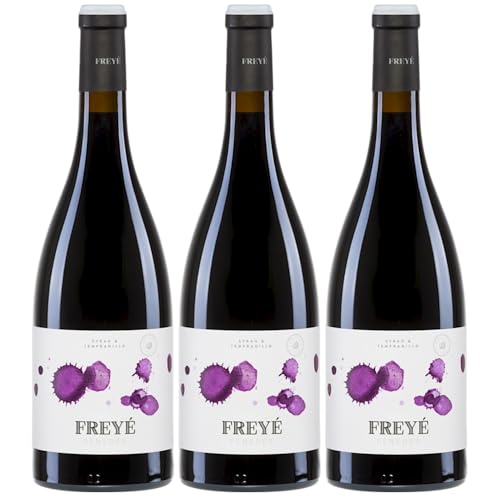 Vallformosa Freyé Syrah Tempranillo Trocken Rotwein Vegan Spanien inkl. FeinWert E-Book (3 x 0,75 l) von FeinWert