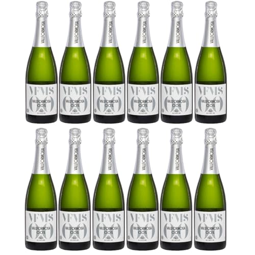 Vallformosa Vallformosa Sparkling 0,0% Trocken Schaumwein Vegan Spanien inkl. FeinWert E-Book (12 x 0,75 l) von FeinWert