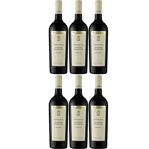 Valpantena Ripasso Valpolicella Superiore DOC Corte Figaretto Rotwein Wein trocken Italien I Visando Paket (6 x 0,75l) von FeinWert