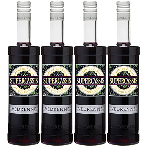 Vedrenne Supercassis Cassislikör Frankreich I Visando Paket (4 x 0,5l) von FeinWert