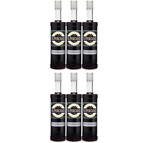 Vedrenne Supercassis Cassislikör Frankreich I Visando Paket (6 x 0,5l) von FeinWert