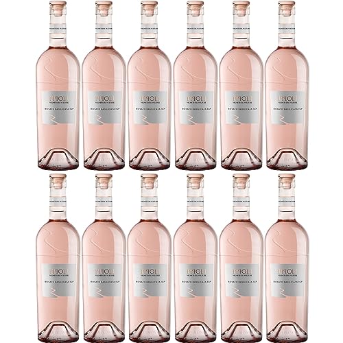 Vigneti del Vulture Pipoli Rosato Basilicata I.G.P. Roséwein Wein Trocken Italien Inkl. FeinWert E-Book (12 x 0,75l) von FeinWert