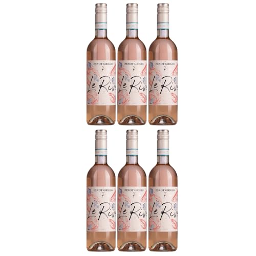 Villa San Martino Le Rive Pinot Grigio Rosato Rosewein Wein Trocken Italien inkl. FeinWert E-Book (6 x 0,75l) von FeinWert