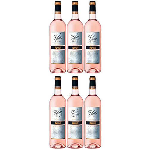 Villa d'Oc rosé Vin de Pays d'Oc Roséwein Wein trocken Frankreich I FeinWert Paket (6 x 0,75l) von FeinWert