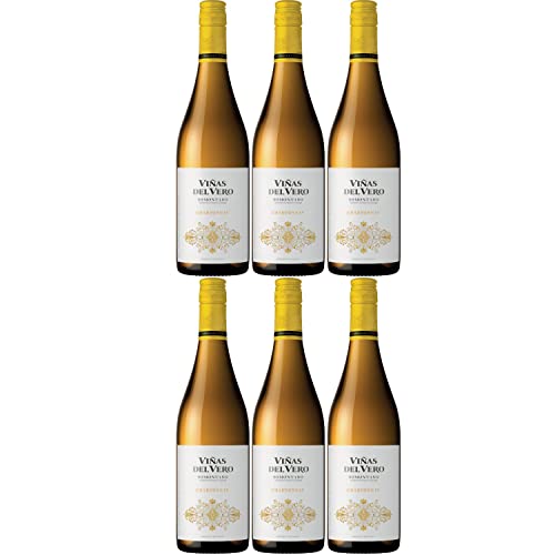 Viñas del Vero Chardonnay Weißwein Wein trocken Somontano Spanien I Visando Paket (6 Flaschen) von FeinWert