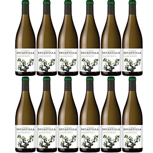 Viñas del Vero La Miranda de Secastilla Garnacha Blanca Weißwein Wein trocken Somontano Spanien I Visando Paket (12 Flaschen) von FeinWert