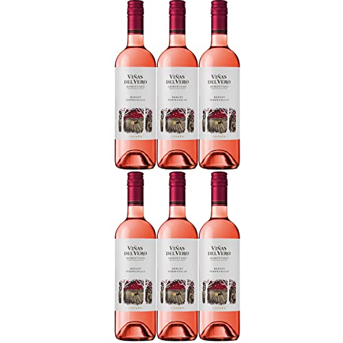 Viñas del Vero Rosado Roséwein Wein trocken Somontano Spanien I Visando Paket (6 Flaschen) von FeinWert