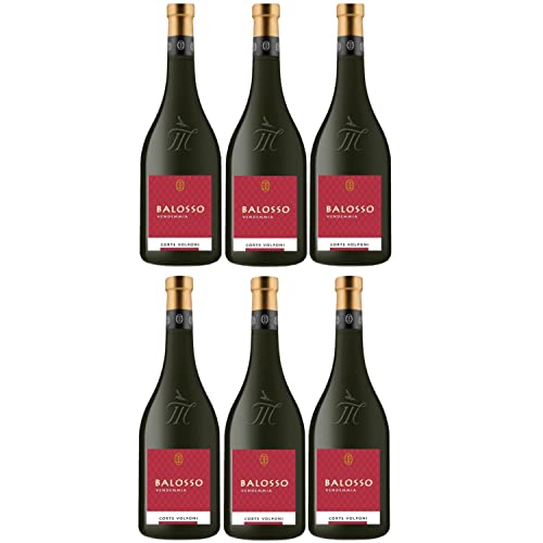 Volponi Balosso Rosso Veronese IGT Corte Rotwein Wein trocken Italien I Visando Paket (6 x 0,75l) von FeinWert