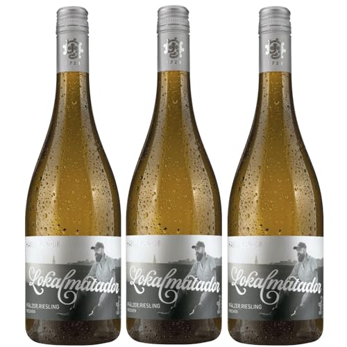 Weingut Hammel "Lokalmatador" cuvée Weißburgunder & Grauburgunder trocken vegan Weißwein Pfalz Deutschland inkl. FeinWert E-Book (3 x 0,75l) von FeinWert