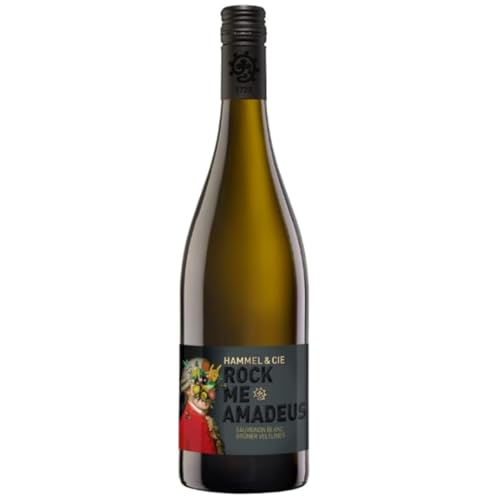 Weingut Hammel "Rock Me Amadeus" Sauvignon Blanc Grüner Veltliner trocken vegan Weißwein Pfalz Deutschland inkl. FeinWert E-Book (1 x 0,75l) von FeinWert