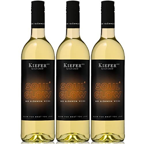 Weingut Kiefer Soul Glow Glühwein Weiss Wein Deutschland I Visando Paket (3 x 0,75l) von FeinWert