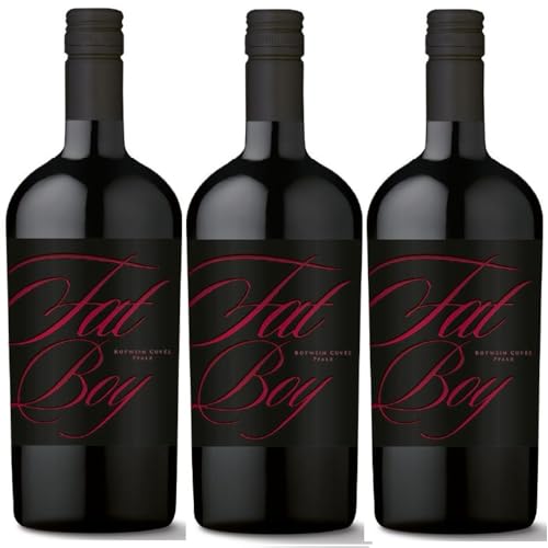 Weingut Lergenmüller FAT BOY Cuvée Rot feinherb Rotwein vegan Pfalz Deutschland inkl. FeinWert E-Book (3 x 0,75l) von FeinWert