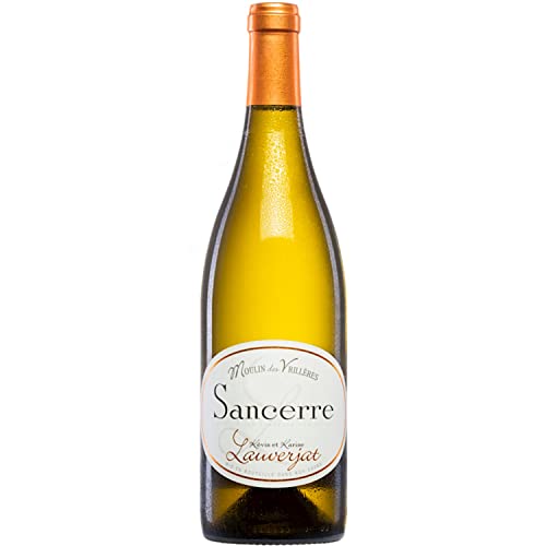 Weingut Moulin des Vrillères Sancerre Weißwein trocken Vegan Frankreich I FeinWert Paket (1 x 0,75l) von FeinWert