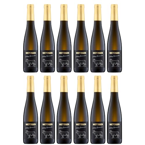 Weingut Uli Metzger Goldberg Beerenauslese trocken weiß Deutschland inkl. FeinWert E-Book (12 x 0,375l) von FeinWert