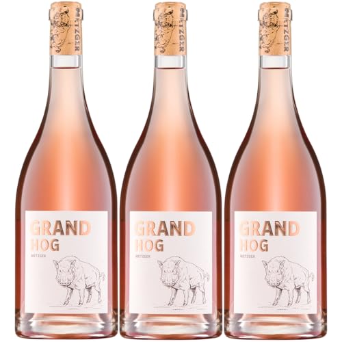 Weingut Uli Metzger Grand Hog trocken Rosé Deutschland inkl. FeinWert E-Book (3 x 0,75l) von FeinWert