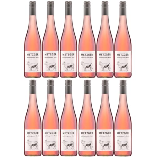 Weingut Uli Metzger Spätburgunder Rosé feinherb Rosé Deutschland inkl. FeinWert E-Book (12 x 0,75l) von FeinWert
