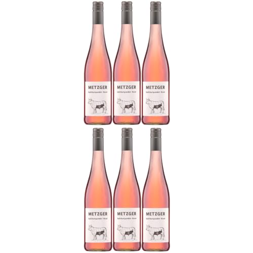 Weingut Uli Metzger Spätburgunder Rosé feinherb Rosé Deutschland inkl. FeinWert E-Book (6 x 0,75l) von FeinWert