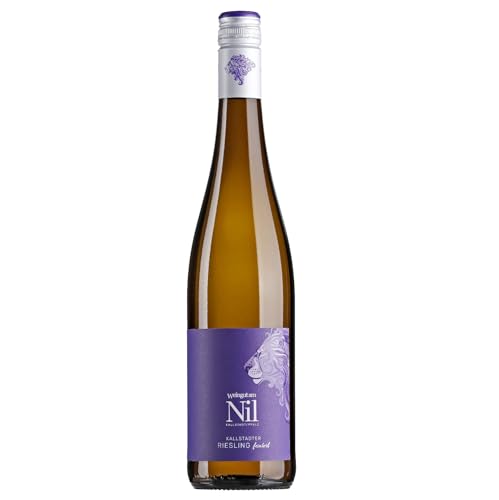 Weingut am Nil, Kallstadter Riesling feinherb, Deutscher Qualitätswein g.U. Pfalz Weißwein Wein Deutschland inkl. FeinWert E-Book (1 x 0,75 l) von FeinWert