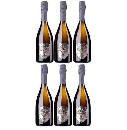 Weingut am Nil, Riesling Sekt brut, Deutscher Sekt b.A. Pfalz Schaumwein Wein Deutschland inkl. FeinWert E-Book (6 x 0,75 l) von FeinWert
