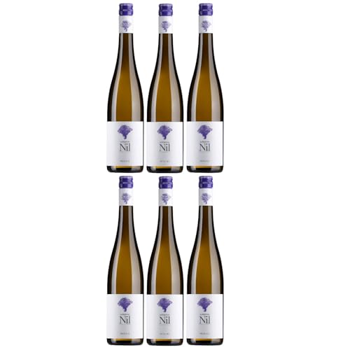 Weingut am Nil, Riesling trocken, Deutscher Qualitätswein g.U. Pfalz Weißwein Wein Deutschland inkl. FeinWert E-Book (6 x 0,75 l) von FeinWert