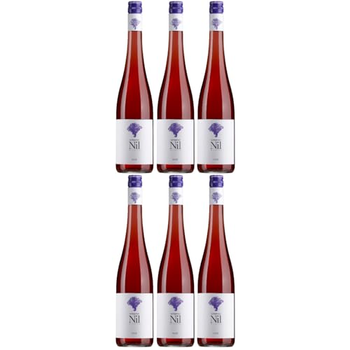 Weingut am Nil, Rosé trocken, Deutscher Qualitätswein g.U. Pfalz Roséwein Wein Deutschland inkl. FeinWert E-Book (6 x 0,75 l) von FeinWert