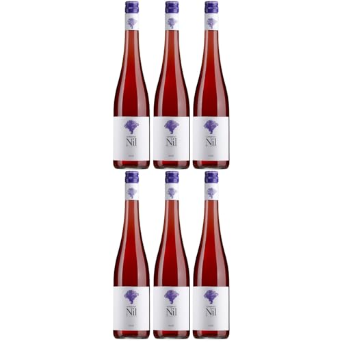 Weingut am Nil, Rosé trocken, Deutscher Qualitätswein g.U. Pfalz Roséwein Wein Deutschland inkl. FeinWert E-Book (6 x 0,75 l) von FeinWert