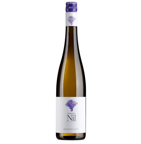 Weingut am Nil, Weißburgunder trocken, Deutscher Qualitätswein g.U. Pfalz Weißwein Wein Deutschland inkl. FeinWert E-Book (1 x 0,75 l) von FeinWert