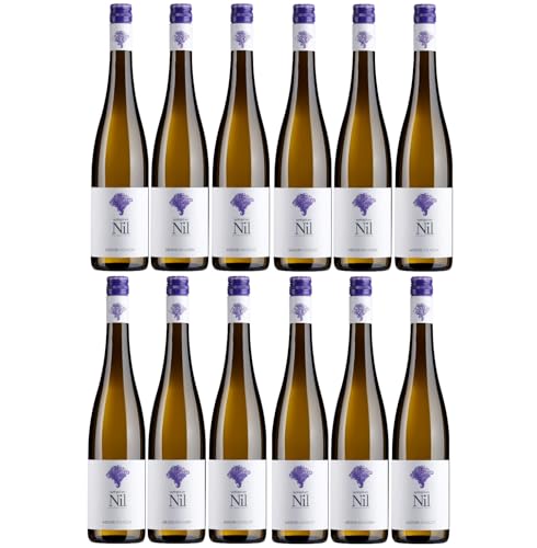Weingut am Nil, Weißburgunder trocken, Deutscher Qualitätswein g.U. Pfalz Weißwein Wein Deutschland inkl. FeinWert E-Book (12 x 0,75 l) von FeinWert