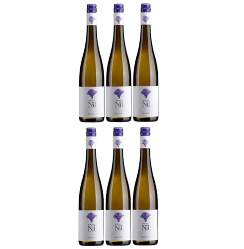 Weinhaus am Nil, Nil Cuvée feinherb, Deutscher Qualitätswein g.U. Pfalz Weißwein Wein Deutschland inkl. FeinWert E-Book (6 x 0,75 l) von FeinWert