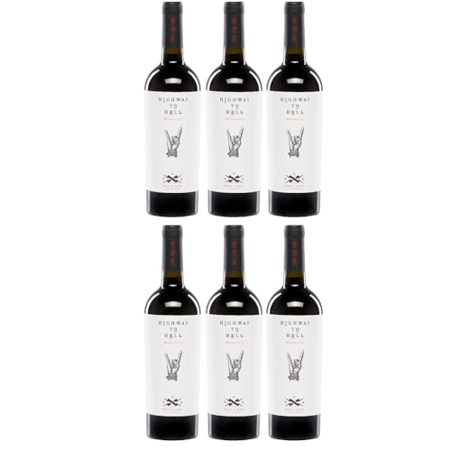 Wines N' Roses Viticultores Highway To Hell Tinto Trocken Rotwein Bio Vegan Spanien inkl. FeinWert E-Book (6 x 0,75 l) von FeinWert