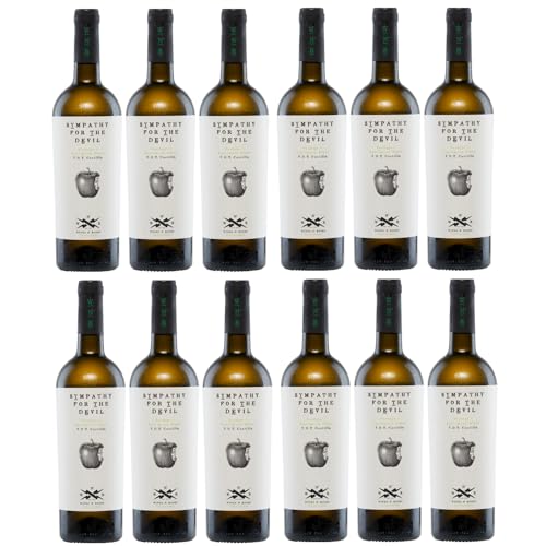 Wines N' Roses Viticultores Sympathy For The Devil Blanco Trocken Weißwein Bio Vegan Spanien inkl. FeinWert E-Book (12 x 0,75 l) von FeinWert