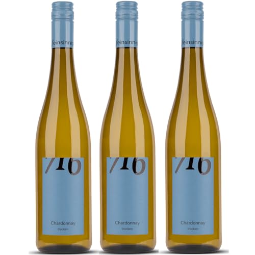 Winzerhof Ebringen Chardonnay trocken 716 Weißwein Wein Deutschland inkl. FeinWert E-Book (3 x 0,75 l) von FeinWert