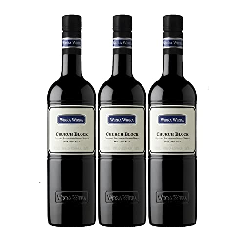 Wirra Wirra Church Block Rotwein Wein trocken Australien I FeinWert Paket (3 x 0,75l) von FeinWert