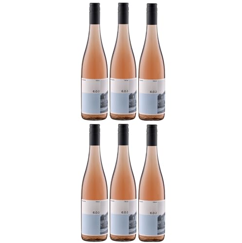 the gentle wine pink low alcohol Roséwein Wein halbtrocken vegan Rheingau Deutschland inkl. FeinWert E-Book (6 x 0,75 l) von FeinWert