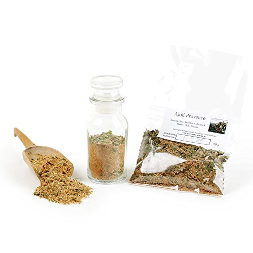 Ajoli Provence Dip Gewürzmischung, Bärlauch Aufstrich & Ajoli Sauce zum Anrühren, Dipp Gewürze, Dip Würzmischung, lactosefrei, glutenfrei, 25g Ajoli Provence Dip Gewürzmischung, Bärlauch Aufstrich & Ajoli Sauce zum Anrühren, Dipp Gewürze, Dip Würzmischung, lactosefrei, glutenfrei, 25g von Feine Würze