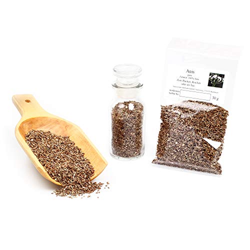 Anis ganz, Anissamen, Brotgewürz, Wurstgewürze, Bratengewürz, Weihnachtsgewürz, Kuchengewürz, Backzutaten, Ansatzgewürz Likör, glutenfrei, 30g Anis ganz, Anissamen, Brotgewürz, Wurstgewürze, Bratengewürz, Weihnachtsgewürz, Kuchengewürz, Backzutaten, Ansatzgewürz Likör, glutenfrei, 30g von Feine Würze