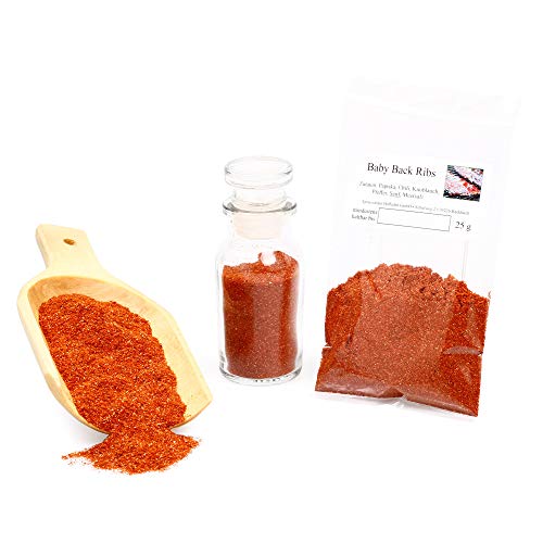 Baby Back Ribs Grill Gewürzmischung | Grillgewürz für Spareribs Marinade amerikanisch | glutenfrei | 25g Baby Back Ribs Grill Gewürzmischung | Grillgewürz für Spareribs Marinade amerikanisch | glutenfrei | 25g von Feine Würze